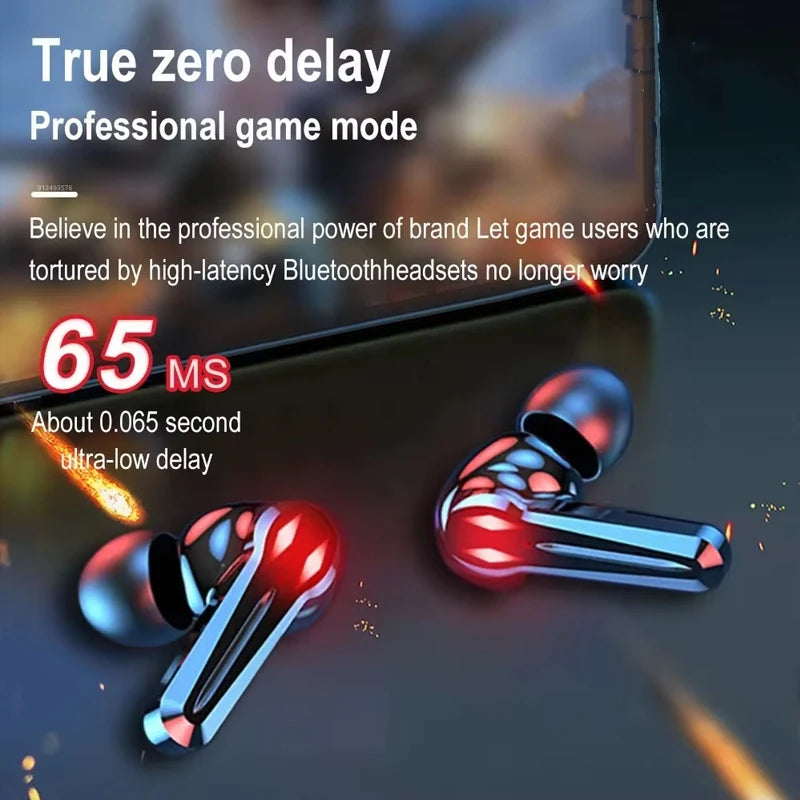 TWS Wireless Bluetooth Headset Gamer LED Digital Display Earbuds with Mic Wireless Headphones Stereo Hifi Bluetooth Earphones